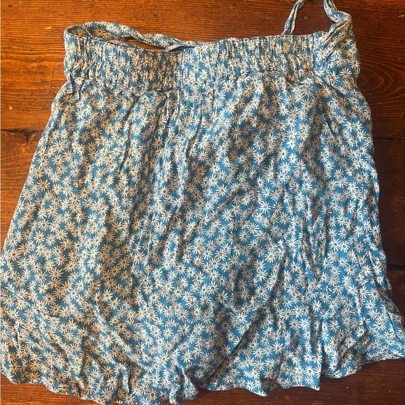 Blue Floral Ruffle Skort - Picture 4 of 4